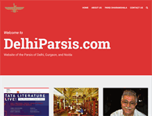 Tablet Screenshot of delhiparsis.com